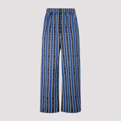 Shop Balenciaga Jeans Striped Pants In Multi