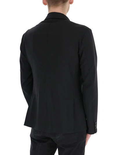 Shop Barena Venezia Barena Pocket Detail Single Breasted Blazer In Black