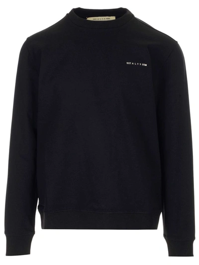 Shop Alyx 1017  9sm Logo Crewneck Sweatshirt In Black