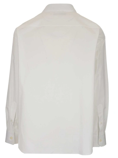 Shop Valentino Front Pocket Shirt In White