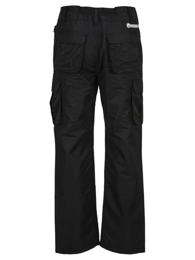Shop Marine Serre Pocket Detail Cargo Pants In Black