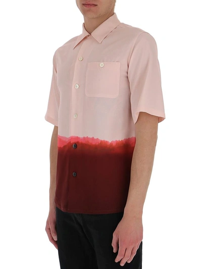 Shop Alexander Mcqueen Dip Dye Shirt In Multi