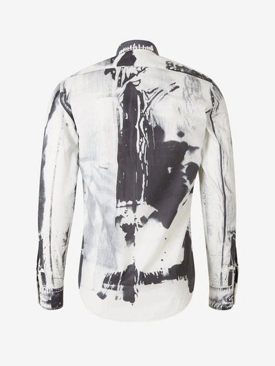 Shop Alexander Mcqueen Acid Wash Shirt In Multi