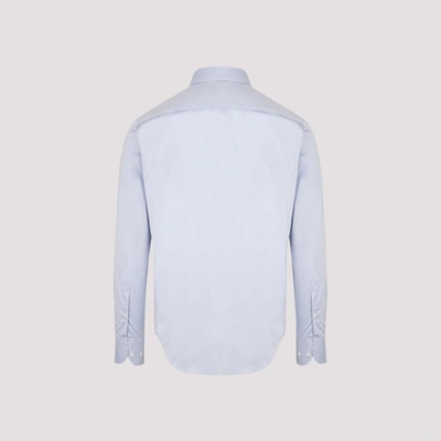 Shop Giorgio Armani Classic Shirt In Blue