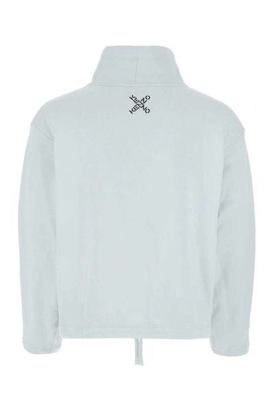 Shop Kenzo Sport Logo Sweatshirt In Grey