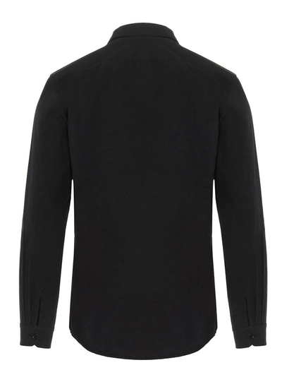 Shop Lemaire Classic Buttoned Shirt In Black