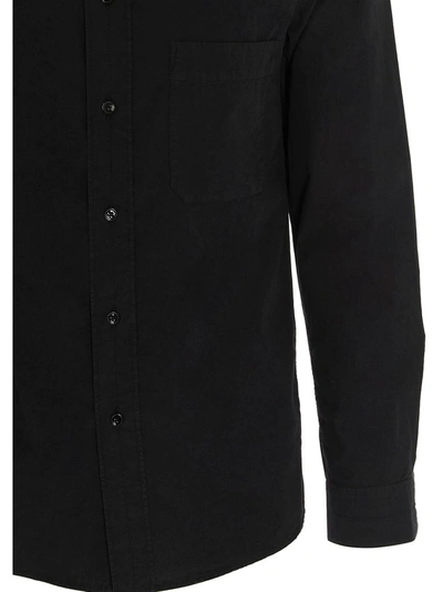 Shop Lemaire Classic Buttoned Shirt In Black