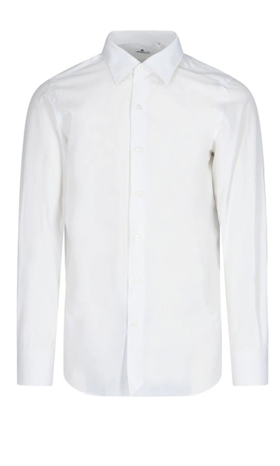 Shop Finamore 1925 Napoli Classic Collar Shirt In White