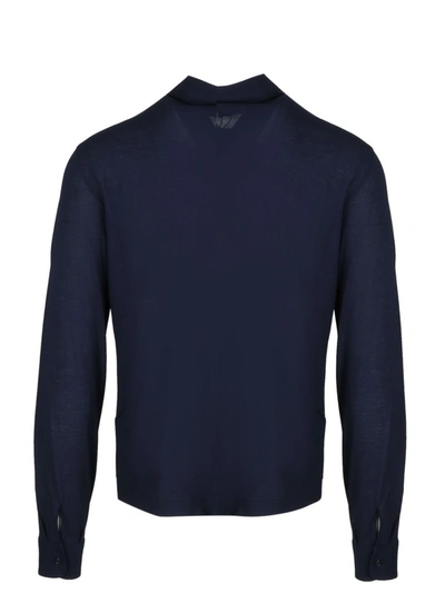 Shop Herno Classic Shirt In Blue