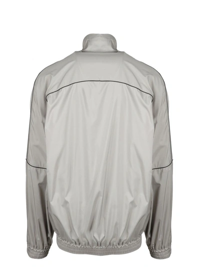 Balenciaga White Zip-up Tracksuit Jacket In Neutrals | ModeSens
