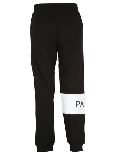 Shop Givenchy Logo Embroidered Jogger Pants In Black