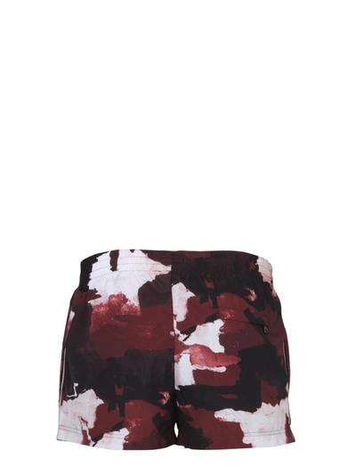 Shop Dolce & Gabbana Camouflage Print Swim Shorts In Multi