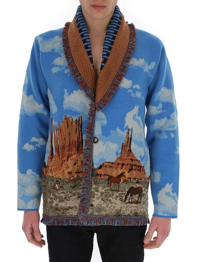 Shop Alanui The Monument Valley Cardigan In Multi