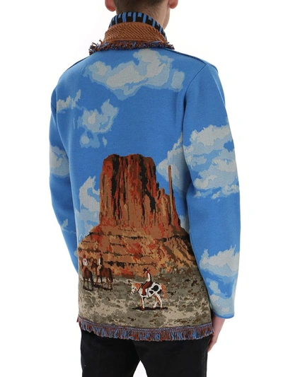 Shop Alanui The Monument Valley Cardigan In Multi