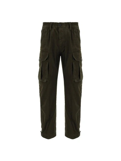 Shop Dsquared2 Wide Leg Cargo Pants In Green