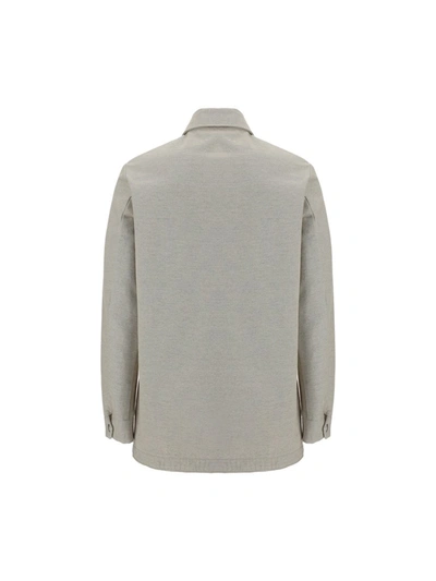 Shop Maison Margiela Multi Pocket Jacket In Grey