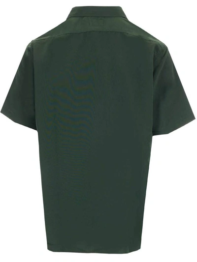 Shop Needles Logo Embroidered Shirt In Green