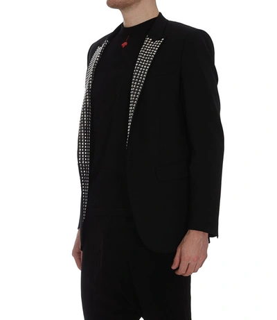 Shop Dsquared2 Studs Berlin Blazer In Black