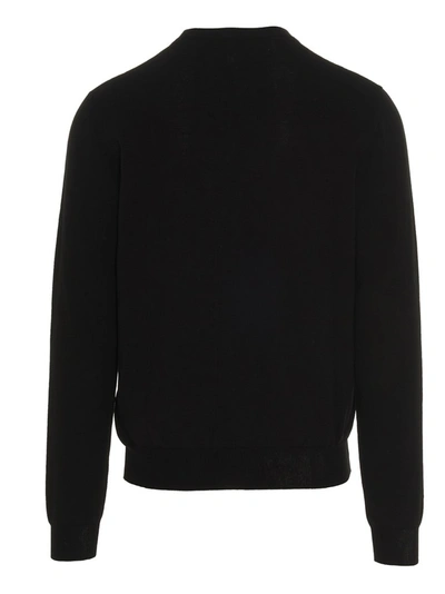 Shop Dsquared2 Icon Intarsia Crewneck Sweater In Black