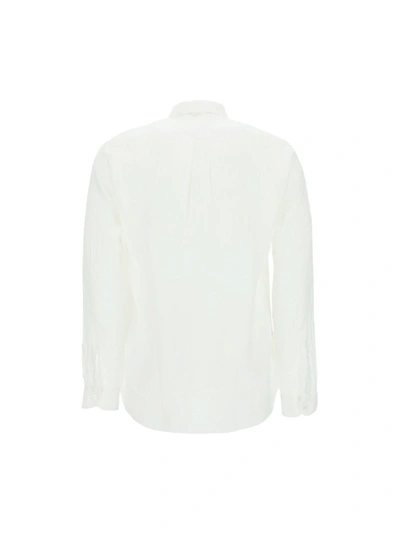 Shop Barena Venezia Barena Half Buttoned Shirt In White