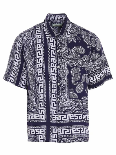 Shop Aries Bandana Print Hawaiian Shirt In Multi
