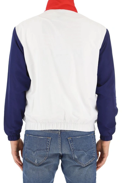 Shop Autry Action Wear Zipped Sweatshirt In White