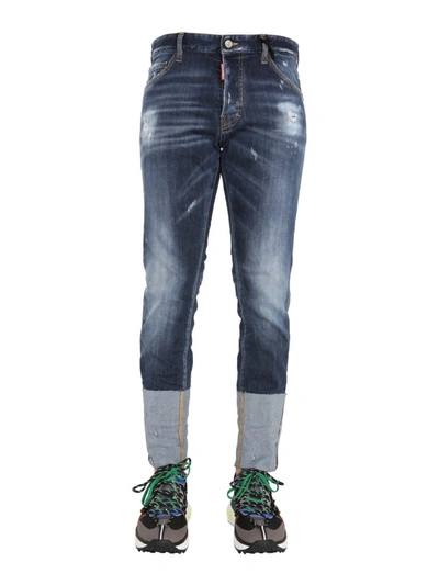 Shop Dsquared2 Cool Guy Slim In Blue