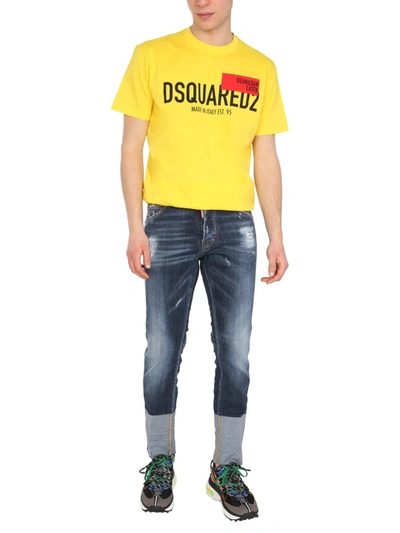 Shop Dsquared2 Cool Guy Slim In Blue