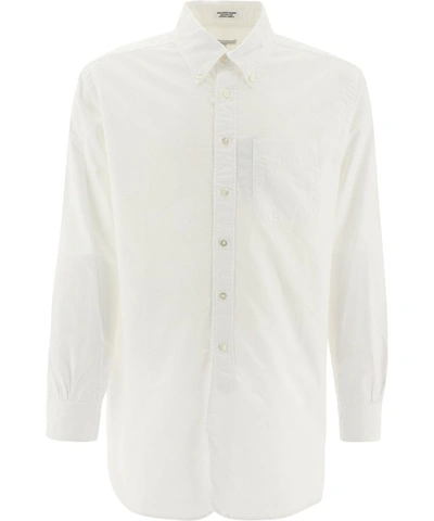 Shop Engineered Garments Chest Pocket Shirt In White