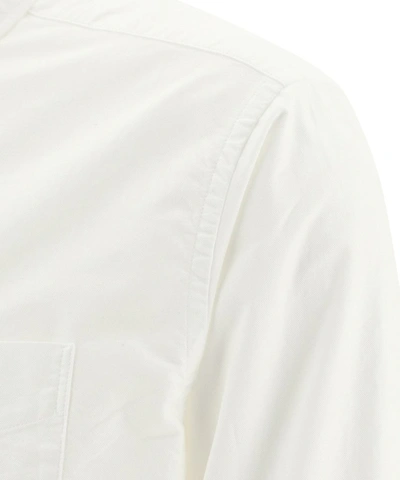 Shop Engineered Garments Chest Pocket Shirt In White