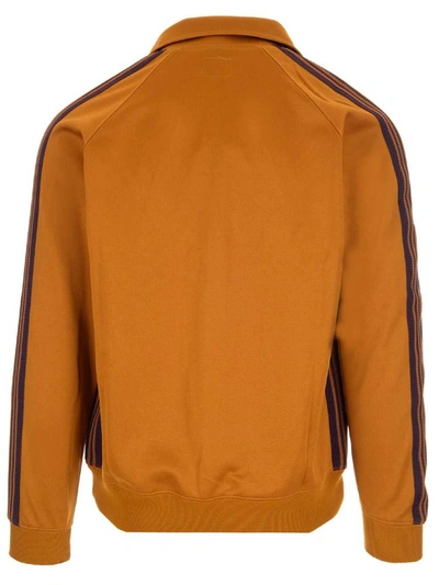 Shop Needles Funnel Neck Track Jacket In Yellow