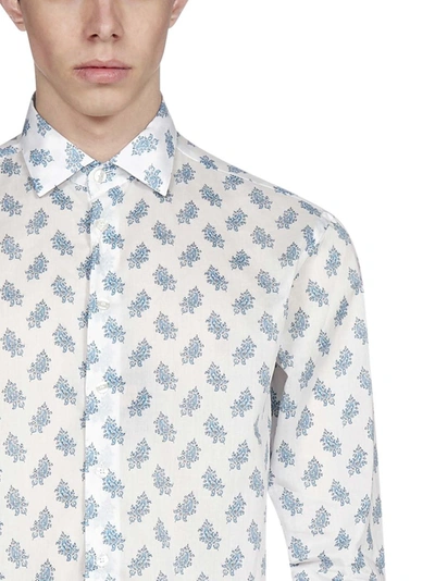 Shop Etro Paisley Motif Shirt In White