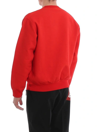 Shop Dsquared2 Logo Patch Sweatshirt In Red