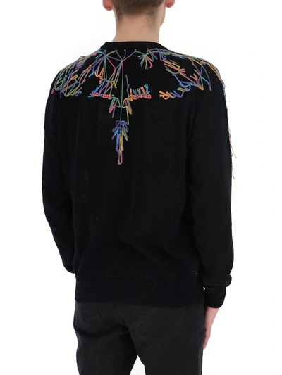 Shop Marcelo Burlon County Of Milan Wings Sweatshirt In Black