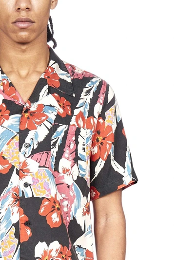 Shop Saint Laurent Hawaiian Shirt In Multi
