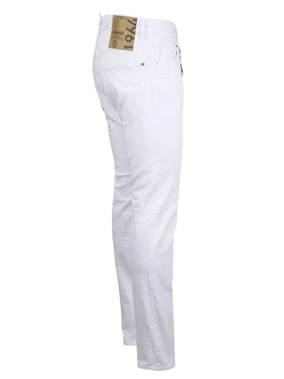 Shop Dsquared2 Charm Embellished Jeans In White