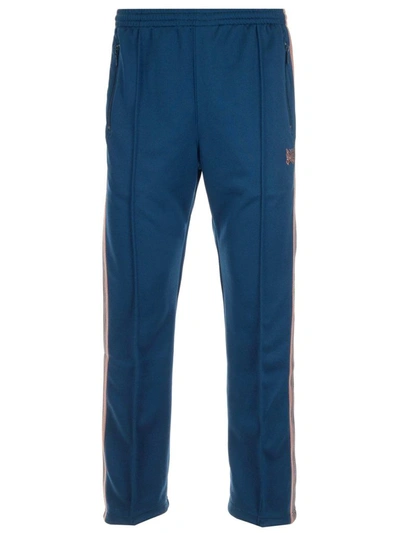 Shop Needles Cropped Track Pants In Blue