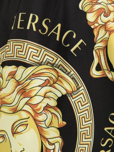 Shop Versace Medusa Amplified Print Swim Shorts In Multi