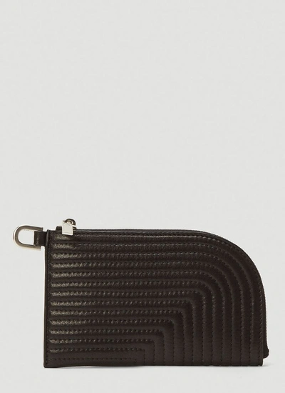 Shop Rick Owens Quilted Zip Wallet In Black