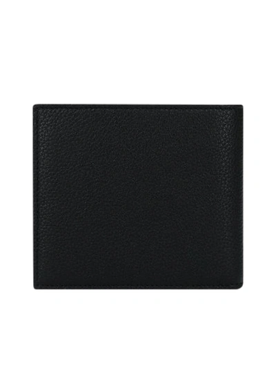 Shop Loewe Logo Embossed Bifold Wallet In Black