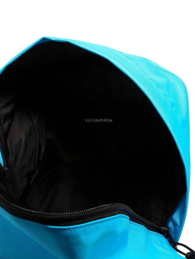 Shop Balenciaga Oversized Xxl Backpack In Blue