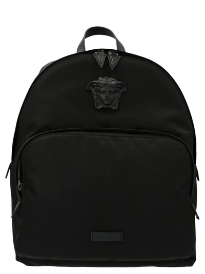 Shop Versace La Medusa Backpack In Black