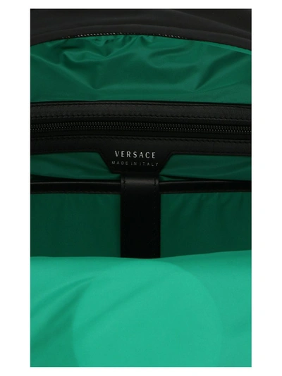Shop Versace La Medusa Backpack In Black
