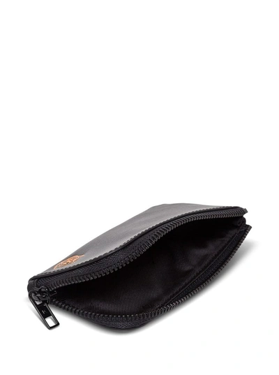 Shop Kenzo Tiger Crest Zipped Cardholder In Black