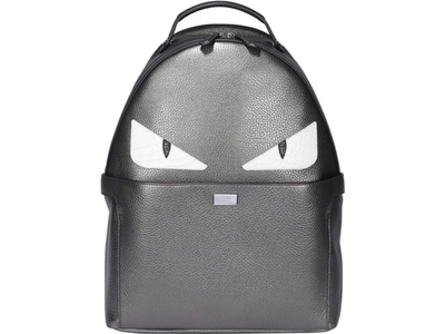 Shop Fendi Peekaboo Backpack In Grey