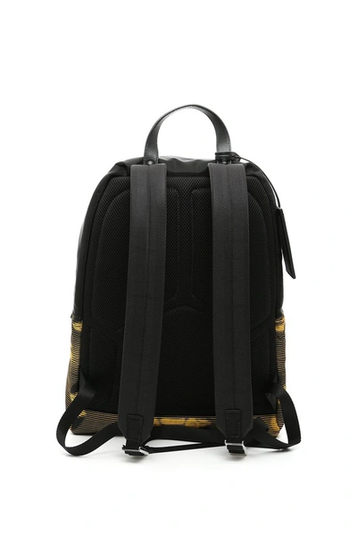 Shop Prada Graphic Printed Backpack In Multi