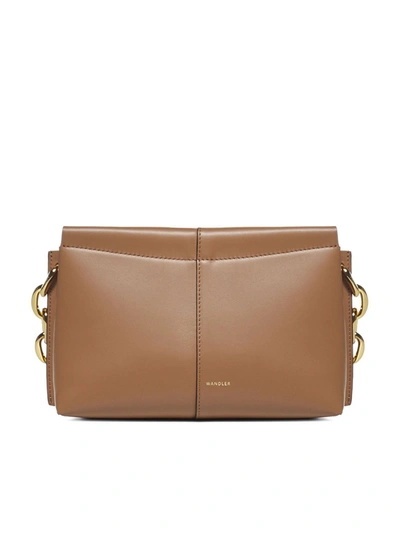Shop Wandler Carly Mini Shoulder Bag In Brown
