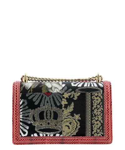 Shop Dolce & Gabbana Devotion Patchwork Shoulder Bag In Multi