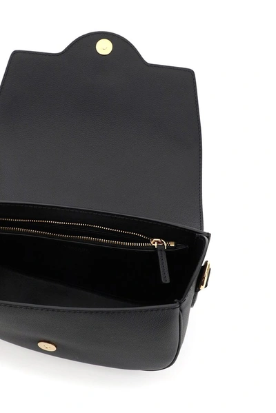 Shop Versace La Medusa Shoulder Bag In Black