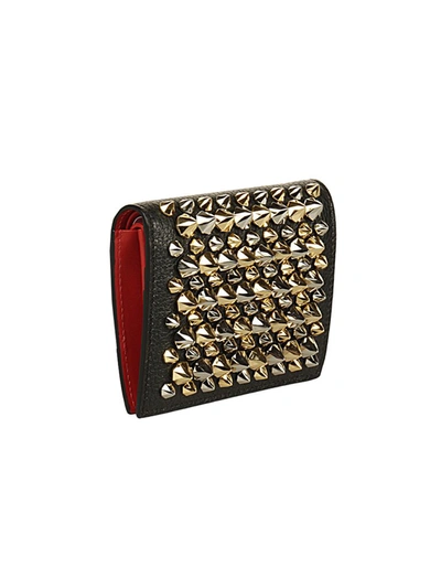 Shop Christian Louboutin Paros Studded Wallet In Multi